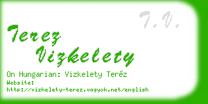 terez vizkelety business card
